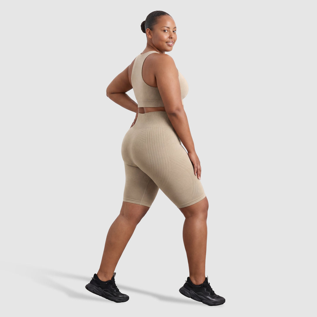 Kouva Studio™ | Mallas Cortas Anticelulíticas — Efecto Vientre Plano
