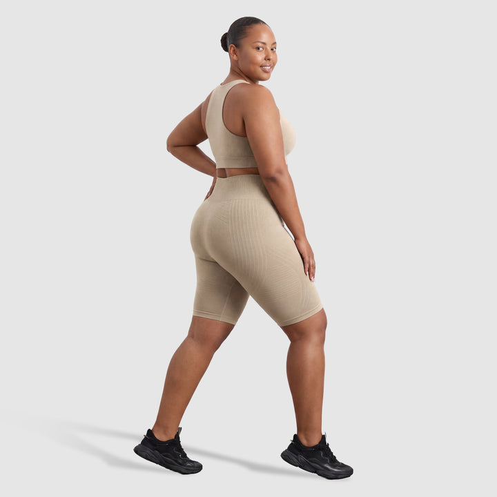 Kouva Studio™ | Mallas Cortas Anticelulíticas — Efecto Vientre Plano
