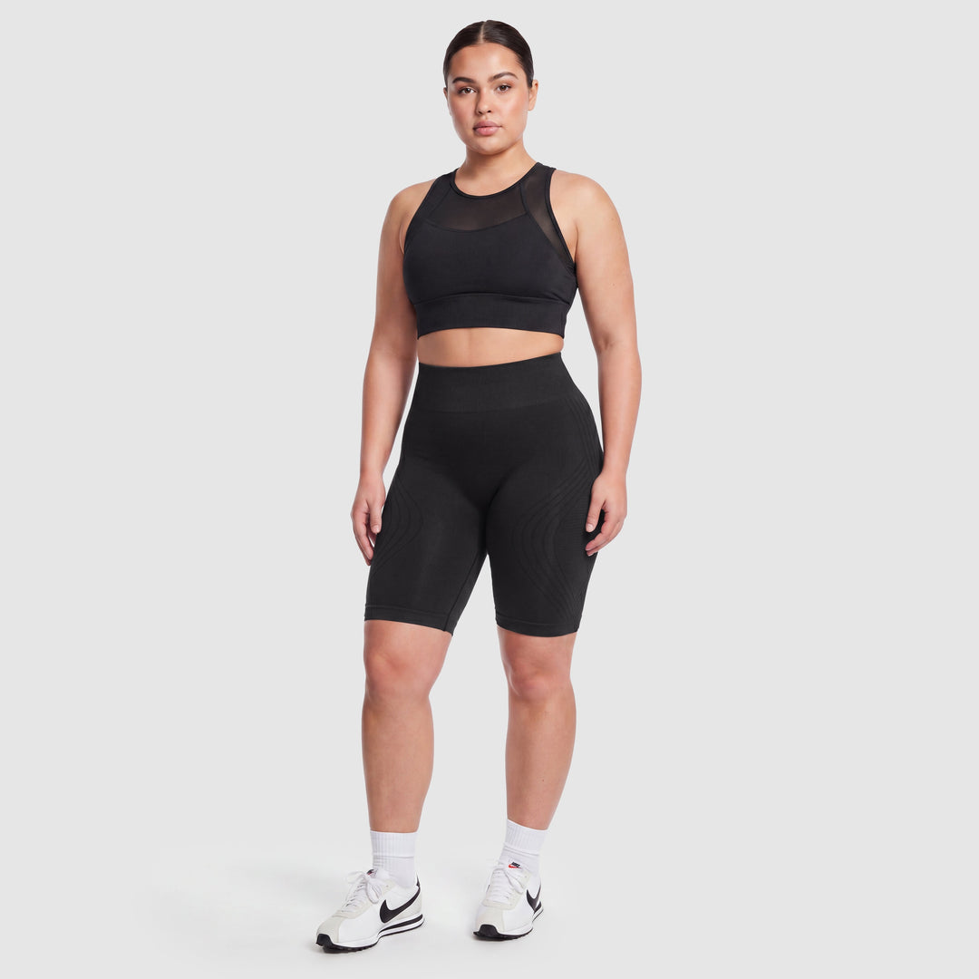 Kouva Studio™ | Mallas Cortas Anticelulíticas — Efecto Vientre Plano