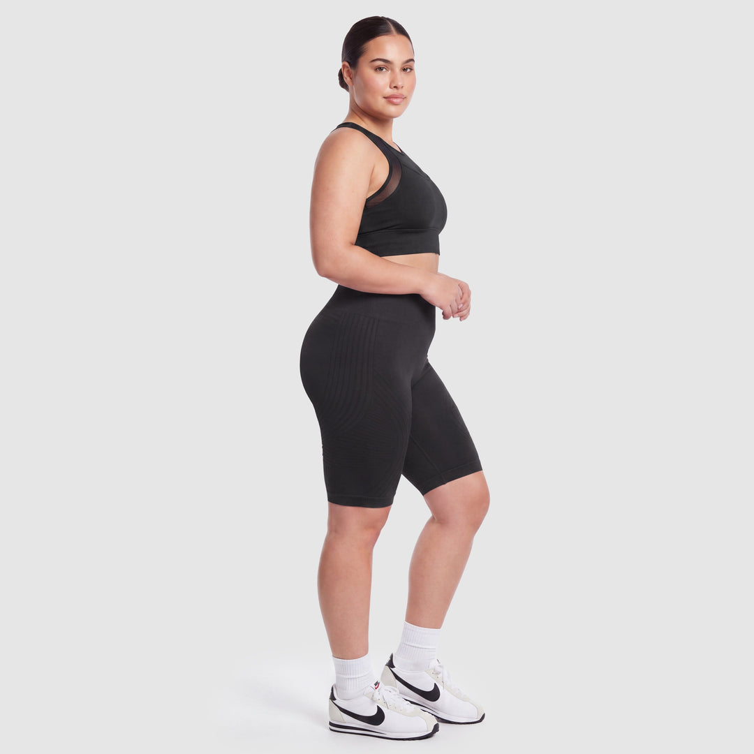 Kouva Studio™ | Mallas Cortas Anticelulíticas — Efecto Vientre Plano